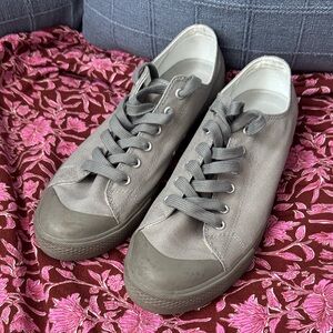 Muji Gray on Gray Canvas Sneakers